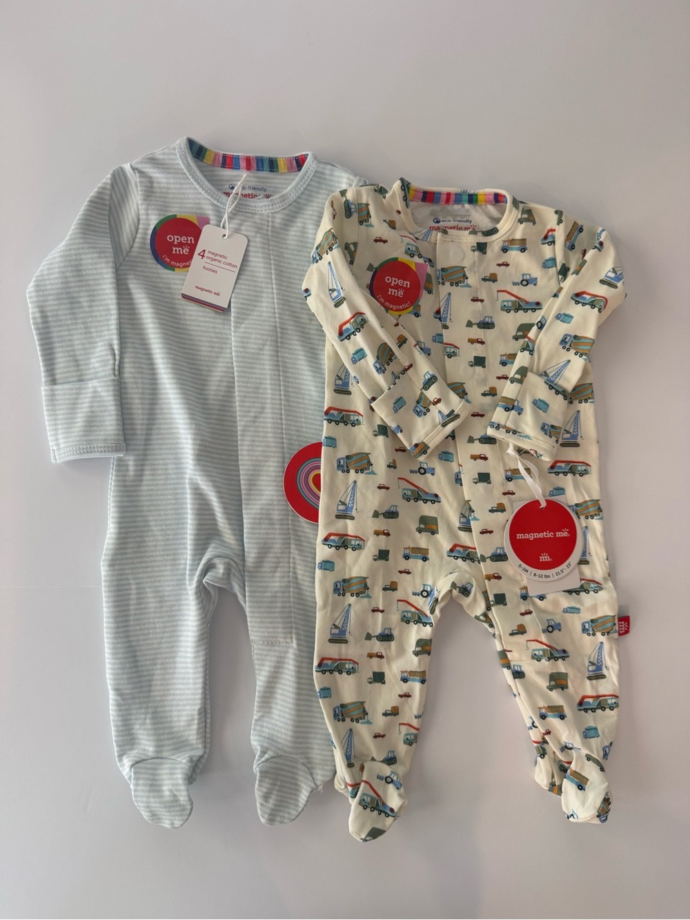 2 magnetic me footie size 0-3 M